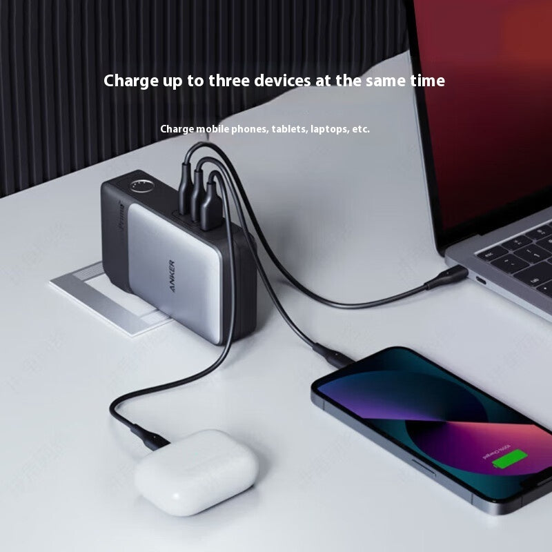 Gallium Nitride Power Bank Charger Two-in-one Fast Charging Head